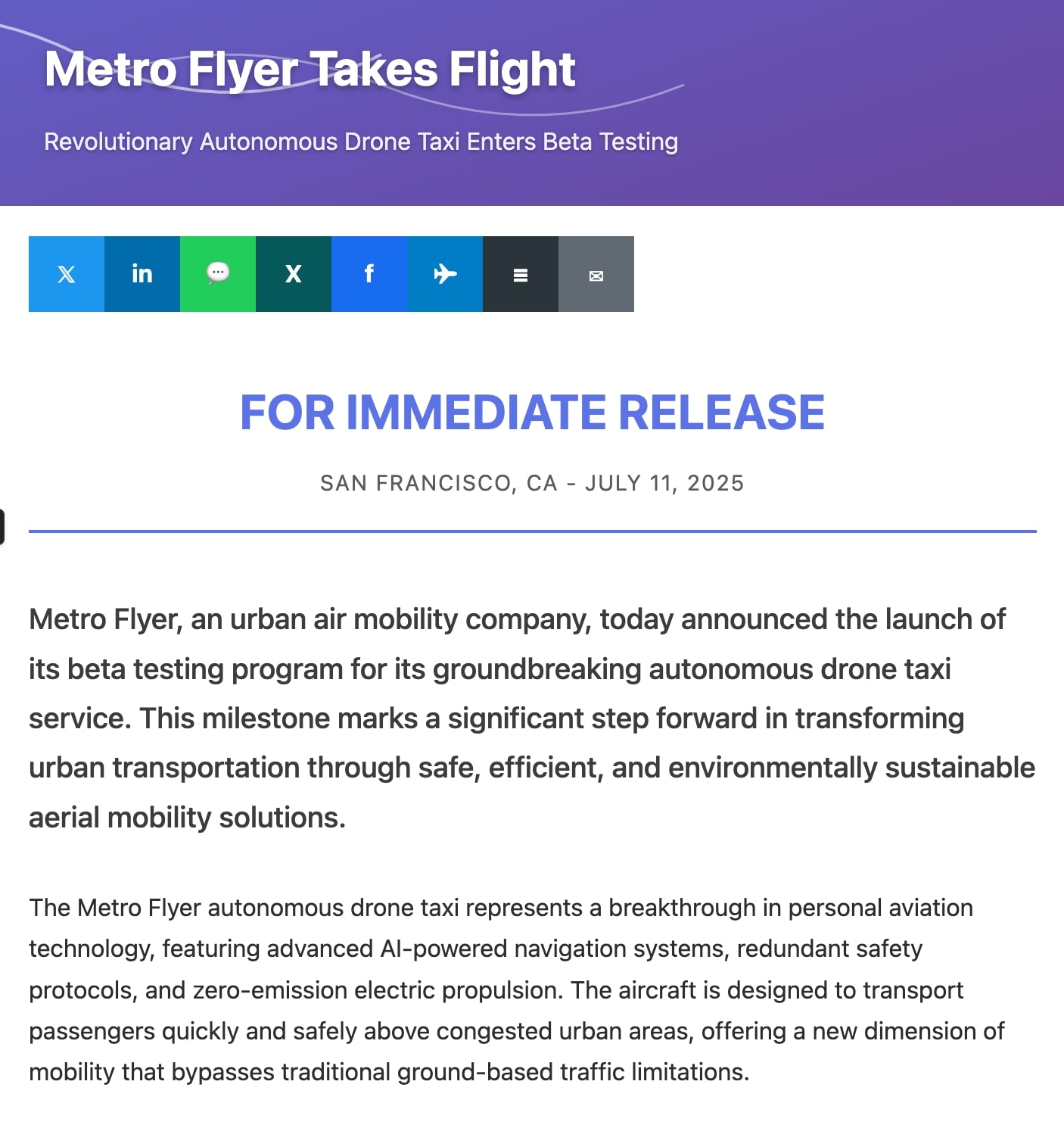 News Content content example